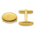 thumbnail image 1 of Gold Beaded Oval Engravable Cuff Links Link Collar Stay  For Dad Mens  For Him, 1 of 6