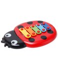 thumbnail image 1 of Riforla Colorful Ladybird Baby Kid 8-Note Xylophone Musical Toys Wisdom Development Education As shown, 1 of 4
