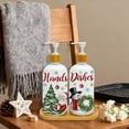 thumbnail image 4 of Snowman Tree Glass Pump Bottles Christmas Soap Dispenser Set for Kitchen Bathroom Decor, 4 of 6