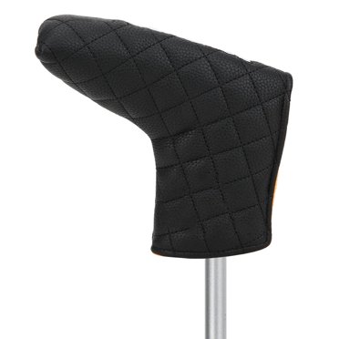 Herwey Magnetic Golf Putter Cover Headcover Étanche PU en forme de L Golf Club Head Cover Accessoire