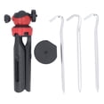 thumbnail image 2 of 2.4 Inch Adjustable Height Tripod Stand with Adapter for Mini Antenna, 360 Angle Adjustment, Lightweight Design, Aluminum Alloy Base for Signal Reception, Nylon Material,, 2 of 7
