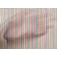 thumbnail image 3 of oneOone Cotton Poplin Fabric Multicolor Stripe Print Fabric BTY 56 Inch Wide, 3 of 3