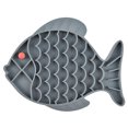 thumbnail image 1 of Pet Lick Pad Paw Fish Anti-choking Kitten Distraction Mat Puppy Slow Feeder Pad, 1 of 10