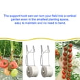 thumbnail image 3 of Crochets à Rouleau Trellis Kit de Serre Résistant aux Intempéries Support de Culture Cintre de Culture Accessoires d'Extérieur pour Plantes Jardin 6 Pcs, 3 of 9