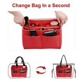 thumbnail image 1 of Felt Purse Insert Organizer Portable Cosmetic Bag Fit For Handbag Tote Various Bag New, 1 of 9