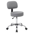 thumbnail image 1 of Boss Office Products Vinyl Mid-Back Medical Stool in Gray, 1 of 10
