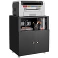 thumbnail image 3 of Yiwa Metal Storage Cupboard with Adjustable Shelf, Versatile Printer Stand & Mobile Filing Cabinet for Home Office or Garage, 3 of 6