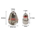 thumbnail image 3 of 100pcs P80 Plasma Electrode Tip Nozzle 1.5mm Cutter Torch For Air Plasma Cutting, 3 of 10