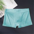 thumbnail image 1 of DPTALR Ice Silk Thin Style Traceless Boxers Business Breathable Men's Summer Comfortable Boxers, 1 of 3