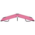 thumbnail image 3 of vidaXL Folding Sun Lounger Steel Pink, 3 of 9