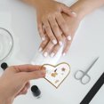 thumbnail image 4 of CIMAXIC Nail Art Palette Resin Heart Design Nail Color Mixing Board for Professional Manicure, 4 of 6