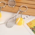 thumbnail image 4 of BKER Tennis Keychain Mini Sports Equipment Sports Souvenirs Alloy Pendant Keychain, 4 of 5