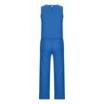 thumbnail image 2 of Birdeem Ensemble de Shorts Sans Manches en Coton et Lin pour Femmes, Haut, Pantalon Élargi, Pantalon Long, 2 of 5