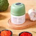 thumbnail image 4 of Dvkptbk Garlic Masher Garlic Masher Household 250ml Food Processor Small Masher to Vegetable Wireless Food Processor for Ginger Chili Fruit Meat Etc Garlic Stirrer Home Appliances, 4 of 8