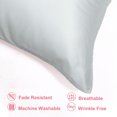 thumbnail image 3 of Unique Bargains Satin Pillowcase Zippered Silky Sateen, 3 of 9