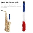 thumbnail image 3 of Saxophone Cleaning Rod, Easy To Use  Saxophone Cleaning Swab Versatile Remove Dust Maintain Sound Quality Cotton Thread And Plastic  For Clarinet, 3 of 8