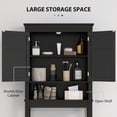 thumbnail image 4 of HOMCOM Armoire de Rangement au-Dessus de la Toilette, Armoire pour Laveuse à 3 Niveaux, 4 of 10