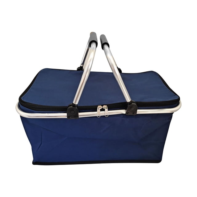 Fareti Sac Isotherme pour Lunch, Sac Fourre-Tout Pliable Réutilisable pour Lunch, Sac de Boîte à Lunch Portable, 45*22 cm