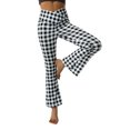 thumbnail image 1 of Women's Bootcut Yoga Pants Crossover High Waisted Workout Leggings Stretch Through Tummy Control Flare Pants, 1 of 7