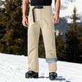 thumbnail image 1 of Cameland Unisexe Décontracté à la Mode Uni Patchwork Fermeture Éclair Multiples Poches Pantalon de Ski, 1 of 9