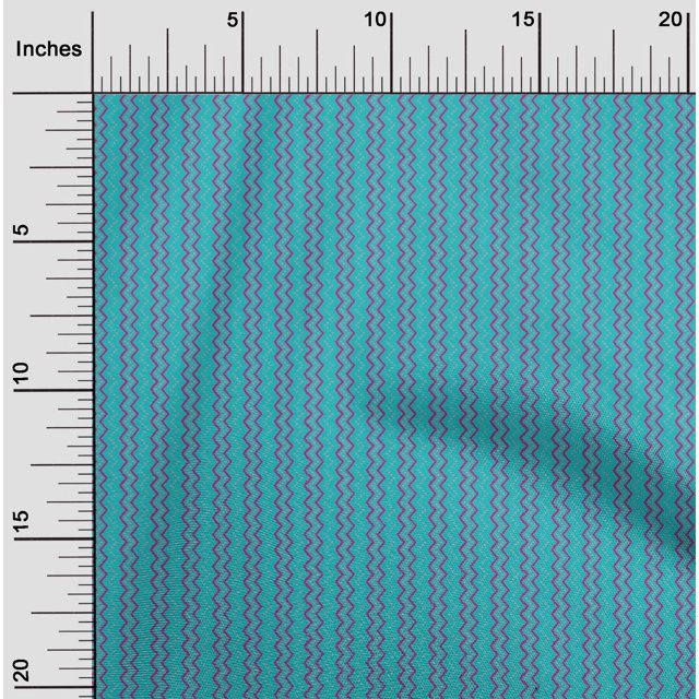 oneOone Viscose Chiffon Fabric Dot & Chevron Block Fabric Prints By Yard 42 Inch Wide