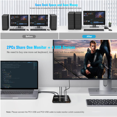 thumbnail image 3 of JIAHAOO USB 3.0 HD KVM Switch 4K 60Hz 2 in 1 Out for Dual Systems Metal Shell Plug and Play Quick Switching Peripheral Control, 3 of 10