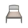 thumbnail image 4 of Richmond Lit Plateforme Simple en Bois Massif, Gris, 4 of 11