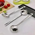 thumbnail image 3 of HEVIRGO Soup Ladle Colander Spoon High Temperature Resistant Long Handle Stainless Steel Hanging Hot Pot Scoop for Kitchen, 3 of 10