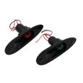 thumbnail image 1 of jinwen Marine Boat Navigation Bow Tear Drop Lights LED Light Flush Mount 12V 24V, 1 of 9