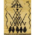 thumbnail image 1 of Ahgly Company Indoor Rectangle Abstract Saffron Yellow Abstract Area Rugs, 2' x 5', 1 of 6
