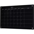 thumbnail image 1 of Audio-Visual Direct Ensemble de Tableau Blanc Calendrier en Verre - 90 x 120 cm - (Magnétique, Noir), 1 of 6