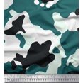 thumbnail image 1 of Soimoi polyester Crepe Fabric Two Tone With White Camouflage Fabric Prints By Yard 52 Inch Wide, 1 of 3