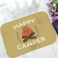 thumbnail image 1 of YUSDECOR Happy Camper Campfire Home Decor Floor Mat Area Rug Doormat Size 15.7x23.6 Inches, 1 of 1