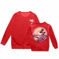 thumbnail image 5 of PMVFHDE Chandails d'Automne pour Filles à Capuche Imprimé Lettre à la Mode Décontracté Ample Rouge,100, 5 of 5