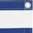 thumbnail image 4 of Écran de Balcon Écran d'Intimité Pare-Vent de Jardin Écran de Protection Imperméable Écran d'Intimité Extérieur Blanc et Bleu 90x600 cm Tissu Oxford, 4 of 4