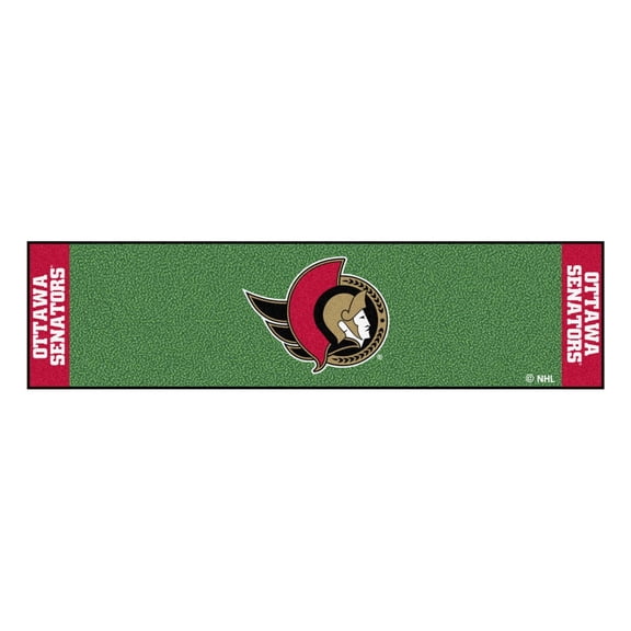 LNH - Sénateurs d'Ottawa Tapis de golf 18 x 72 po
