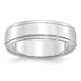 thumbnail image 1 of 10KW 6mm Flat with Step Edge Band Size 6 Size 6, 1 of 3