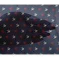 thumbnail image 4 of oneOone Viscose Chiffon Fabric Hash Sign Kasuri Decor Fabric Printed BTY 42 Inch Wide, 4 of 4
