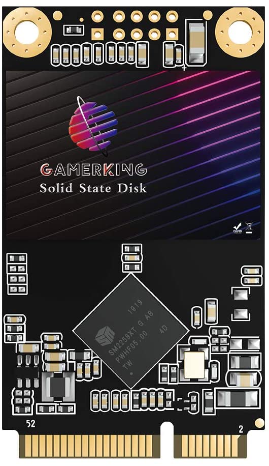 Gamerking SSD Msata 64GB Internal Solid State Drive High Performance Hard Drive for Desktop Laptop SATA Ⅲ 6Gb/s (64GB