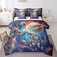 thumbnail image 1 of YST 7-Piece Boho Wolf Comforter Set, Twin, Celestial Horoscope, Dreamcatcher Moon Stars, Bed In A Bag, 1 of 4