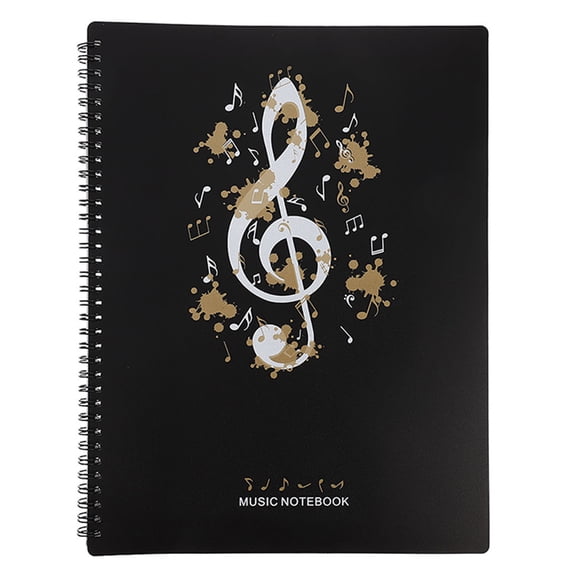 KAKOWELY flip Music Binder for Piano Score 40 Pages Capacity Organizer for Musicians Performers A4 Sheet Music Folder Portable Sheet Music Folder12.4"X9.65"X0.2"