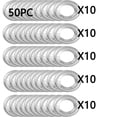 thumbnail image 4 of Gas Stove Cover 20Pc/30Pc/50Pc Circular Thick Gas Stove Oil Proof Pad Gas Stove Protection Sticker Kitchen Circular Stove Cover Tin Foil Ring Aluminum Foil Stove, 4 of 7