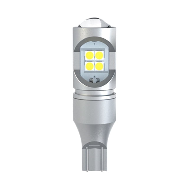 Silver Automotive Led Reverse Light Bulb For Car Truck Rear Lamp Replacement Upgrade Bright Backup Lighting Aluminum Alloy 2.20X0.59X0.59 Inches 0.44 Lb