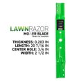 thumbnail image 3 of LawnRAZOR Medium Lift Blade Set 40 inch for Ariens 3624759 4 Pack 810-CBL2212D, 3 of 7
