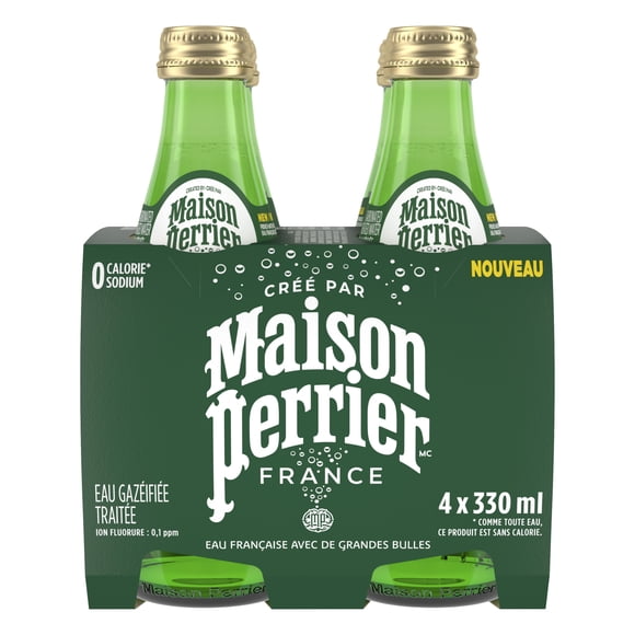 Maison Perrier Unflavoured Glass 4x330ml