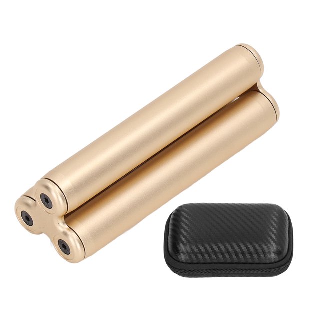 Decompression Roller Toy, Reduce Anxiety Fingertip Roller Toy Calm Down Aluminium Alloy For Bus Gold