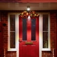 thumbnail image 2 of Christmas Swag Lintel Artificial Pine Branches With Plaid Bow Happy New Year Home Decor Simulation Red Fruit Lintel, 2 of 10