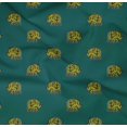 thumbnail image 4 of oneOone Organic Cotton Poplin Twill Fabric Elephant Block Decor Fabric Printed BTY 42 Inch Wide, 4 of 4