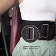 thumbnail image 4 of Lumbar Support Belt, Adjustable Waist  Comfortable Breathable Waist Compression Brace for Sports Black, 4 of 8