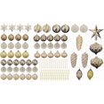 thumbnail image 1 of Holiday Time 100 Ct Pink White And Gold Ornament Assortment, 1 of 4